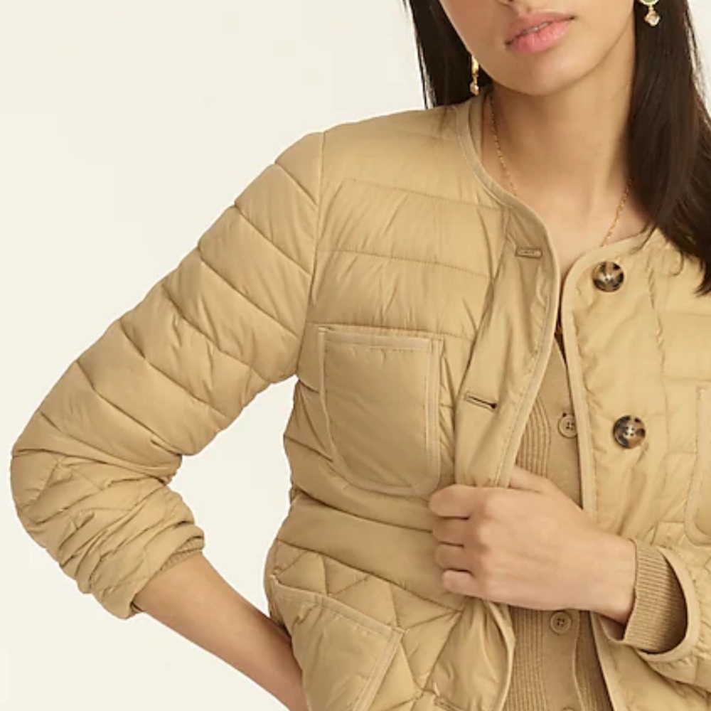 J.Crew Quilted Lady Jacket with PrimaLoft